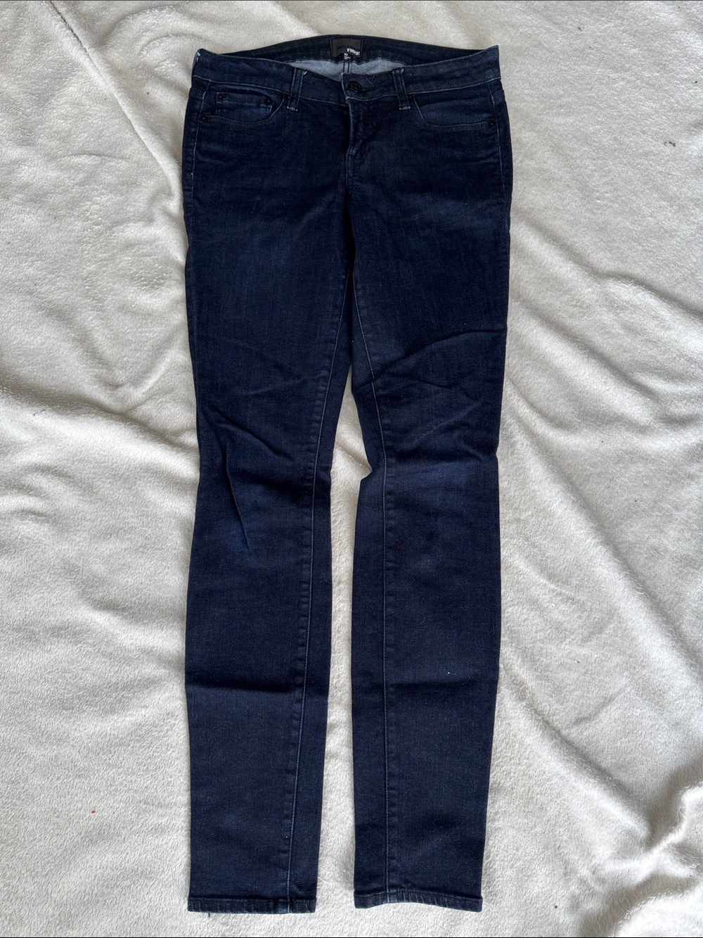 aritzia Dark Indigo Skinny Jeans - Stretch Denim